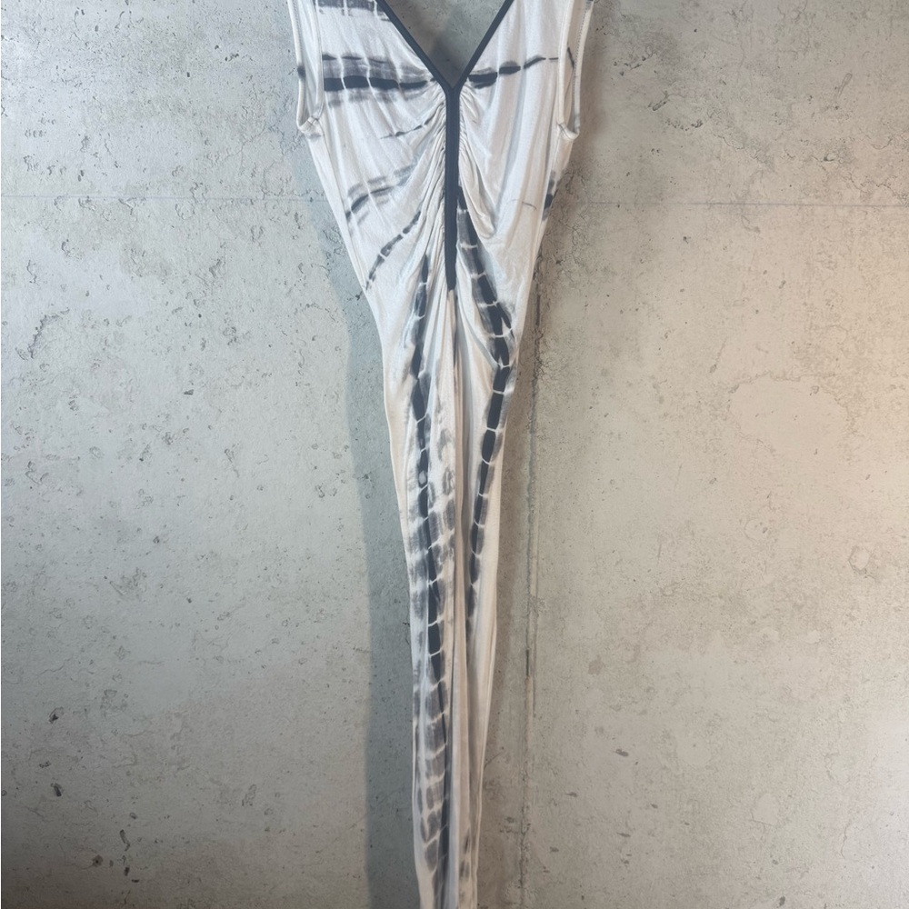 Black Bead Monochrome Maxi Dress